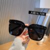 Wholesale Extra Large Size 16.7cm Sunglasses with Large Frame for Men and Women, Cross-Border Square Sunglasses with Uv Protection, Suitable for Big Faces to Look Slimmer