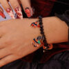 oly-9edff203421d7c96f93bf476253e80be Wholesale Pumpkin Ghost Beaded Bracelet