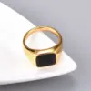 oly-9ef5f0ca605dd86e534343337cc8f7ce Wholesale Jewelry Fashion Heart 304 Stainless Steel Titanium Steel No Inlaid 18K Gold Plated Plating Inlaid Shell
