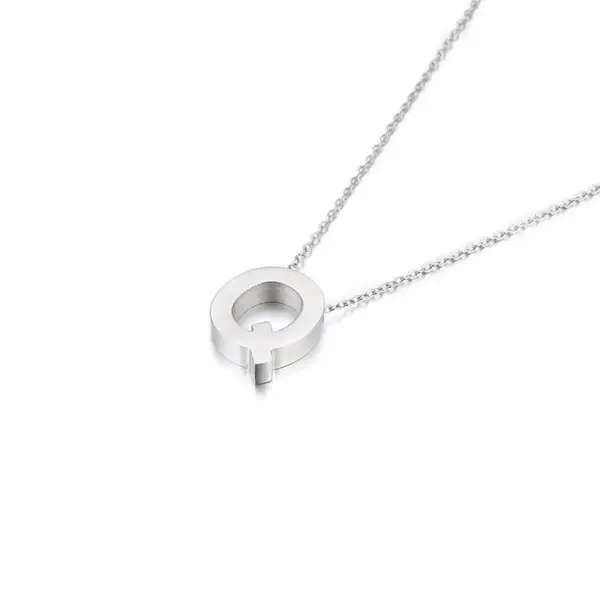 Wholesale Jewelry Fashion Letter Titanium Steel Plating Stainless Steel Necklaces