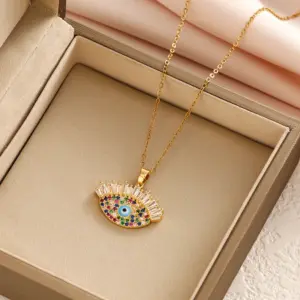 6275 Gold Colored Zirconium Eyes