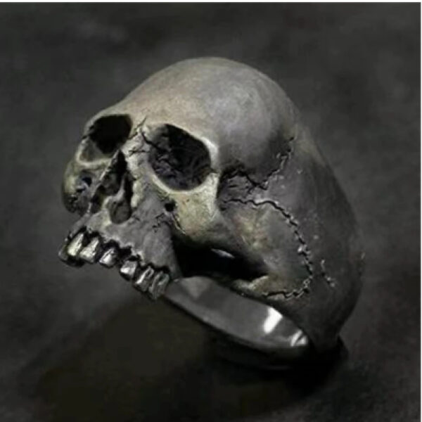 Wholesale Cross-border wish hot sale jewelry skull ring male rock gothic punk jewelry ring male gift