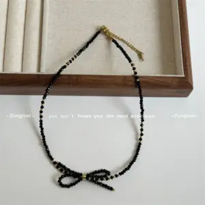 8# Beaded Crystal Necklace