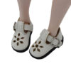 Wholesale doll shoes plum blossom hole button doll shoes doll change shoes