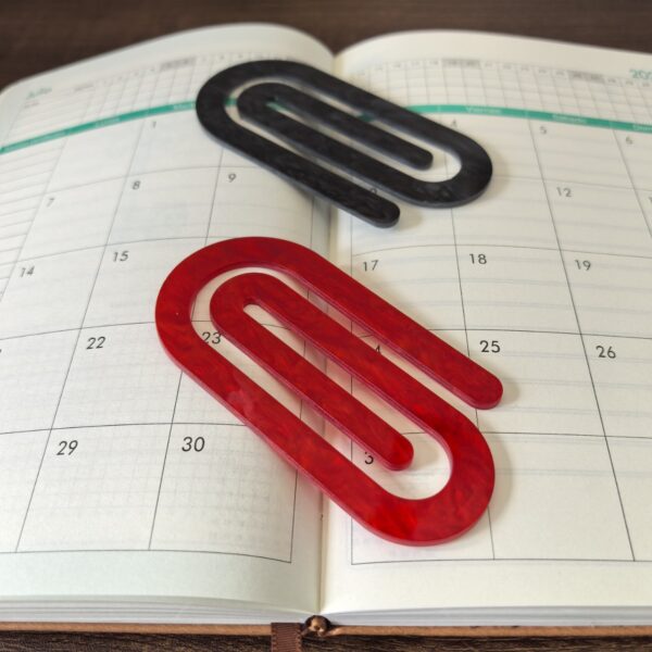 Wholesale Cross-border corrugated acrylic paper clip student book notes file card holder PaperClip seal clip