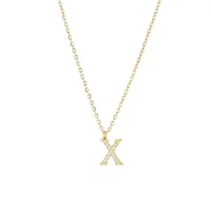 Gold Letter X