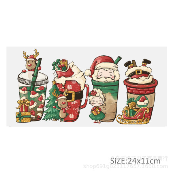 Wholesale Christmas Santa Claus Snowman Drink