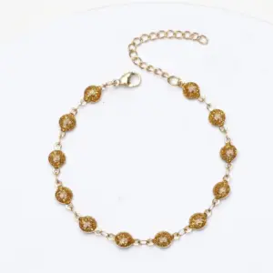 Golden Yellow / Anklet 21 5cm