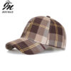 Wholesale Cross-border New British Plaid Baseball Cap Men's Fashion Casual Cap Outdoor Sunscreen Hat B1160