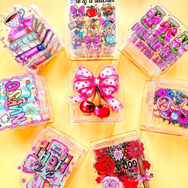 Wholesale Doctor's Smiley Cherry Acrylic Pen Holder/Pen Case