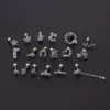 Copper Artificial Gemstones Ear Cartilage Rings & Studs Geometric Waterproof Non Tarnish Surgical Steel