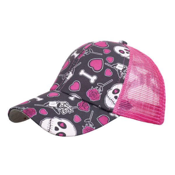 Wholesale European and American pular Cross-Border Baseball Cap with nytail Opening for Women, Sun Protection Breathable Mesh Cap B1182