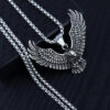 oly-9f986edf2d5245baacec906216dad272 Wholesale Factory Direct titanium steel eagle pendant punk necklace retro trendy men's stainless steel casting eagle pendant