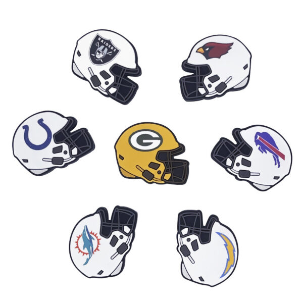 Wholesale Silicone Football Helmet DIY Beading