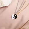 Wholesale New Wax Rope Stainless Steel Chain Necklace Pendant Jewelry Wholesale