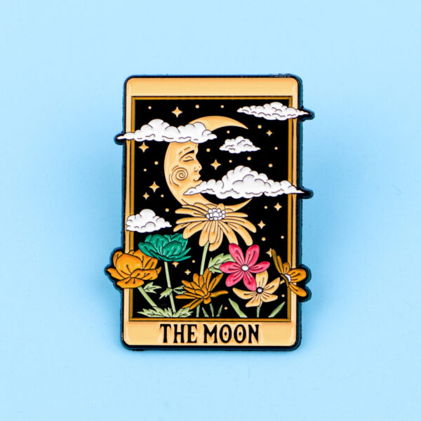 Wholesale Moon Brooch Cartoon Metal Badge Jewelry Medal Clothing Brooch Accessories
