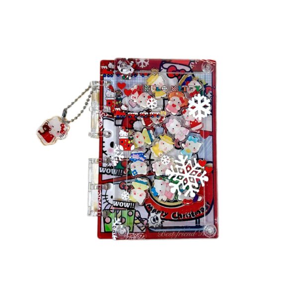 Wholesale [hellokitty] Original Cartoon A7 Loose-leaf Book Rocking Notebook Cute Girl Heart High Value