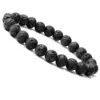 Wholesale Ethnic Style Solid Color Natural Stone Agate Beaded Bracelets