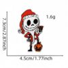 Wholesale Cartoon Color Embroidered Skull Cloth Sticker Accessories Cross-border Mexican Undead Skull Computer Embroidered Decorative Ironing