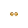 Wholesale 1 Pair Simple Style Ball Solid Color Plating 304 Stainless Steel Stainless Steel Earrings