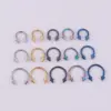 316L Stainless Steel Nose Rings & Studs Geometric Waterproof Non Tarnish Surgical Steel