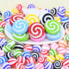 Wholesale [Hongzhou] Cyclone Lollipop Food Grade Silicone Beads Baby Teether DIY Jewelry Loose Beads In Stock