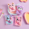 Wholesale Cartoon Animal Series Small Notebook Cute Plush with Pen