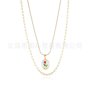 S0347 rose on blue background