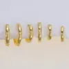 Wholesale INS Style Simple Style Geometric Brass 18K Real Gold Plated Women'S Earrings