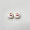 Wholesale Through-hole fruit-print mini steamed bun beaded