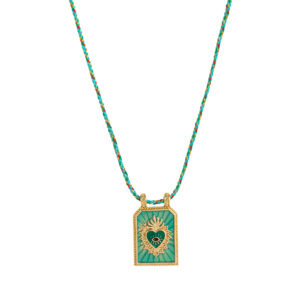 Blue necklace (without beads)