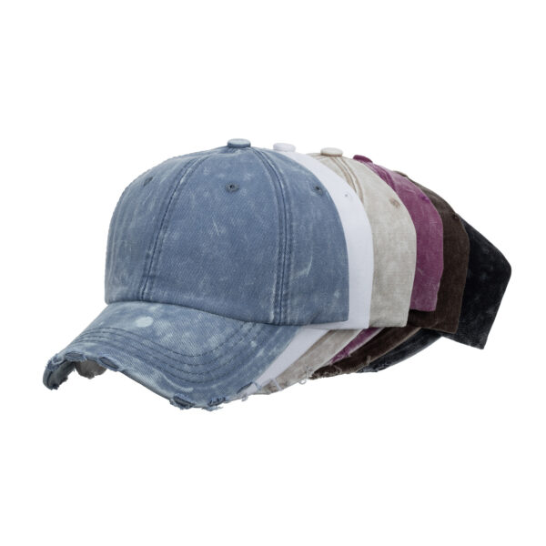 Wholesale Amazon AliExpress cross-border supply hat Denim washed baseball cap light board casual baseball cap B937
