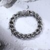 Wholesale Stainless Steel Leopard Bracelet Men's Titanium Steel Bracelet Cast Bracelet Retro Hip Hop Bracelet CE351