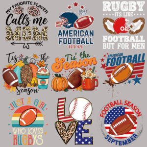 Wholesale rugby heat transfer