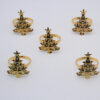 Wholesale Hotel Creative High-End Exquisite Christmas Tree Napkin Ring Buckle Table Decorations Hotel Table Setting Manufacturer