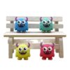 oly-a0716a719bf60f91c566815826dcb070 Wholesale Cross-Border New Food Grade 3D Silicone Monster Teether Beads Keychain Can Be Used as Pen Accessories Ready for Sale