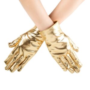 Wholesale Patent and faux leather short gloves