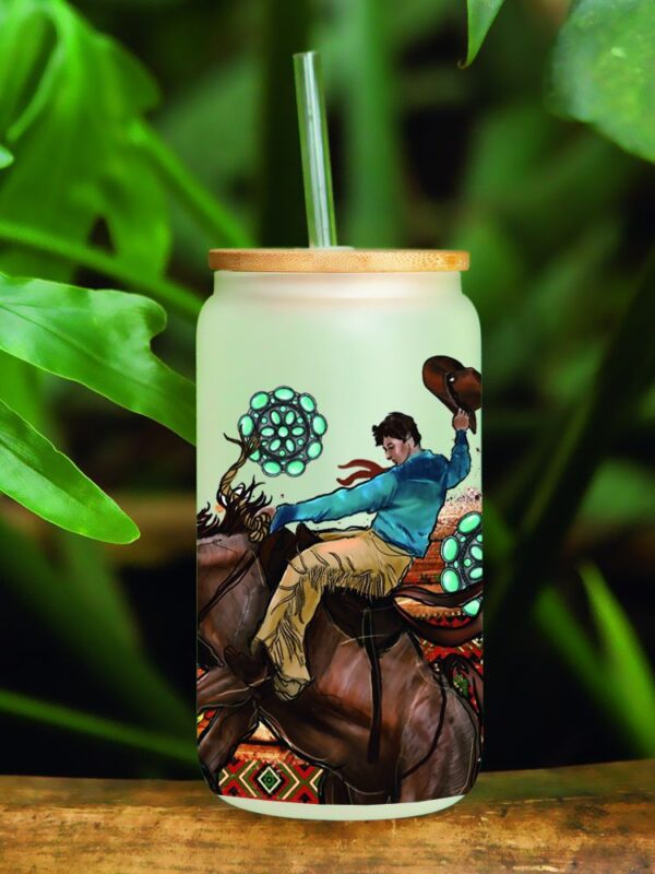 Wholesale UV transfer sticker glass crystal label Crystal sticker cross-border special sticker for 16oz glass cup 23cmX11cm