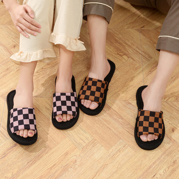 Wholesale 2024 Korean Style All-season Non-slip Soft-soled Couple Indoor Home Silent Cloth-soled Men's and Women's Spring and Summer Floor Slippers