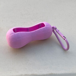 Protective case + carabiner / peanut purple