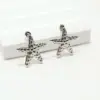 Wholesale 304 Stainless Steel Starfish Ion Plating (IP) Golden Plated Elegant Retro Waterproof Non Tarnish Gold Silver Ear Studs