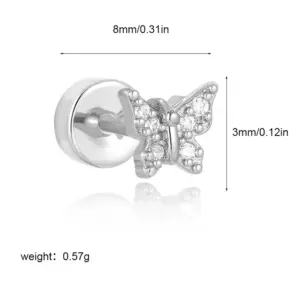 Silver Butterfly G048_16