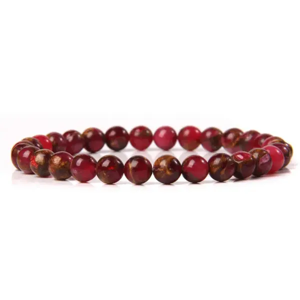 Wholesale Fashion Marble Agate Beaded Bracelets 1 Piece