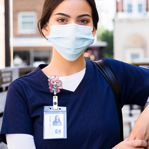 Wholesale Acrylic glitter doctor and nurse uniform pull tabs