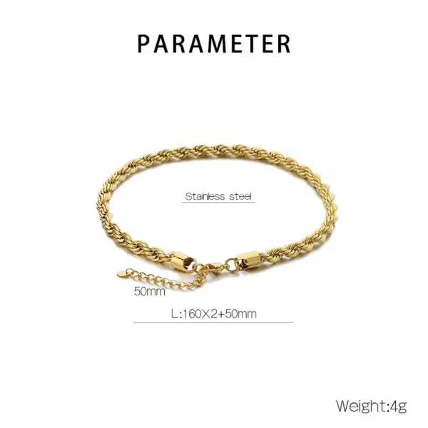 Wholesale Ion Plating (IP) 18K Gold Plated Geometric 304 Stainless Steel Simple Style Waterproof Non Tarnish Bracelets Necklace