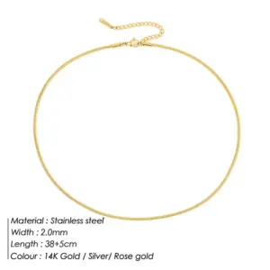Gold 2mm-38 + 5cm