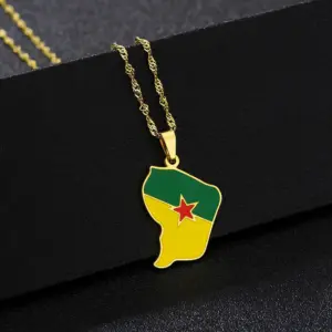 Gold Oil Drop Water Wave Chain