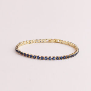 Golden blue zirconium