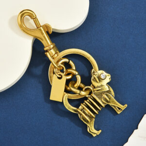 Creative guanlong bag pendant gilt gold