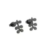 PVD Coated 18K Gold Real Gold Plated Geometric 304 Stainless Steel Simple Style Waterproof Non Tarnish Ear Studs